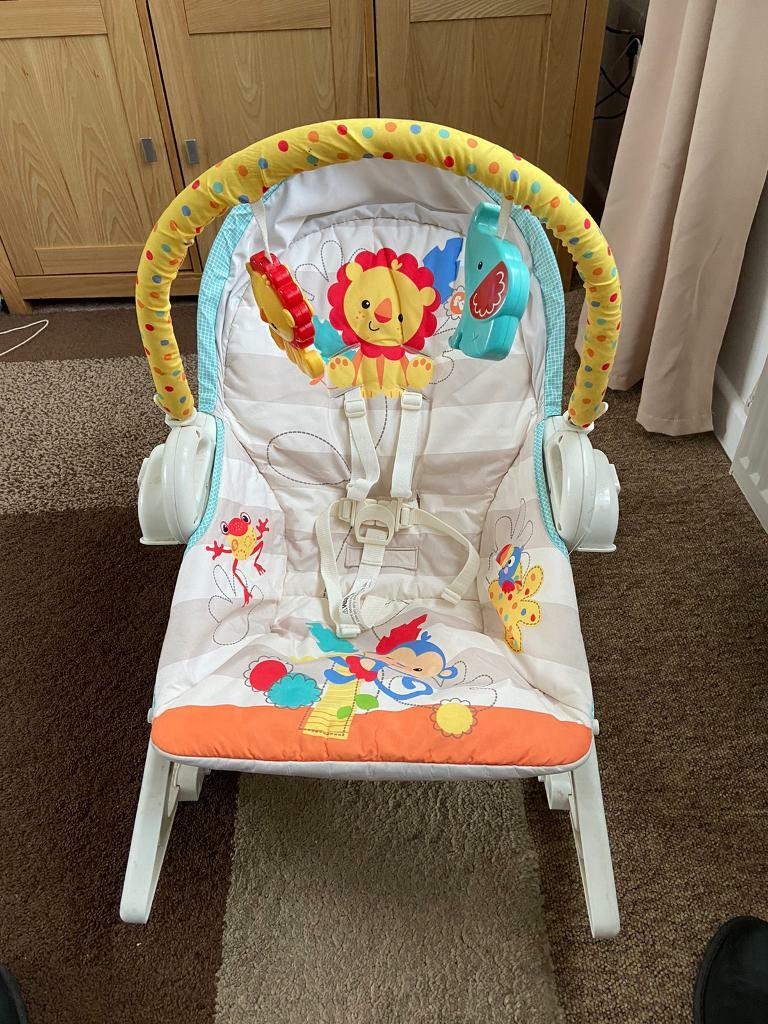 fisher price rainforest open top cradle swing argos